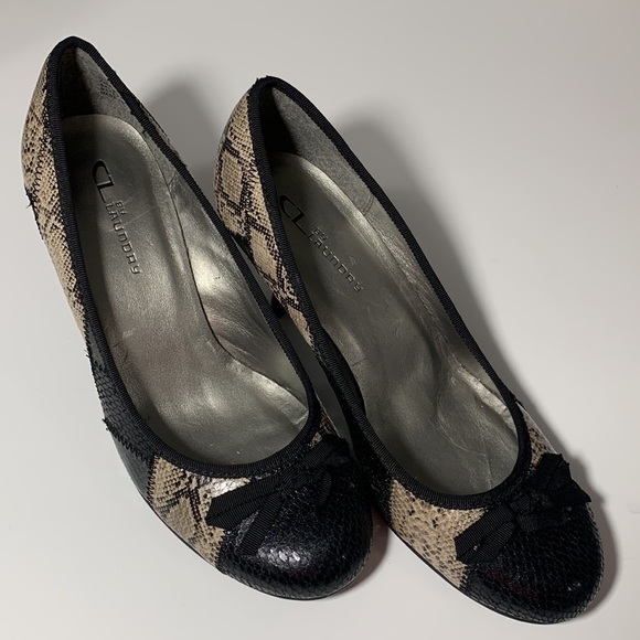 CL by Laundry animal print heels Sz 8.5M good condition 3” heels light wear - Picture 1 of 10